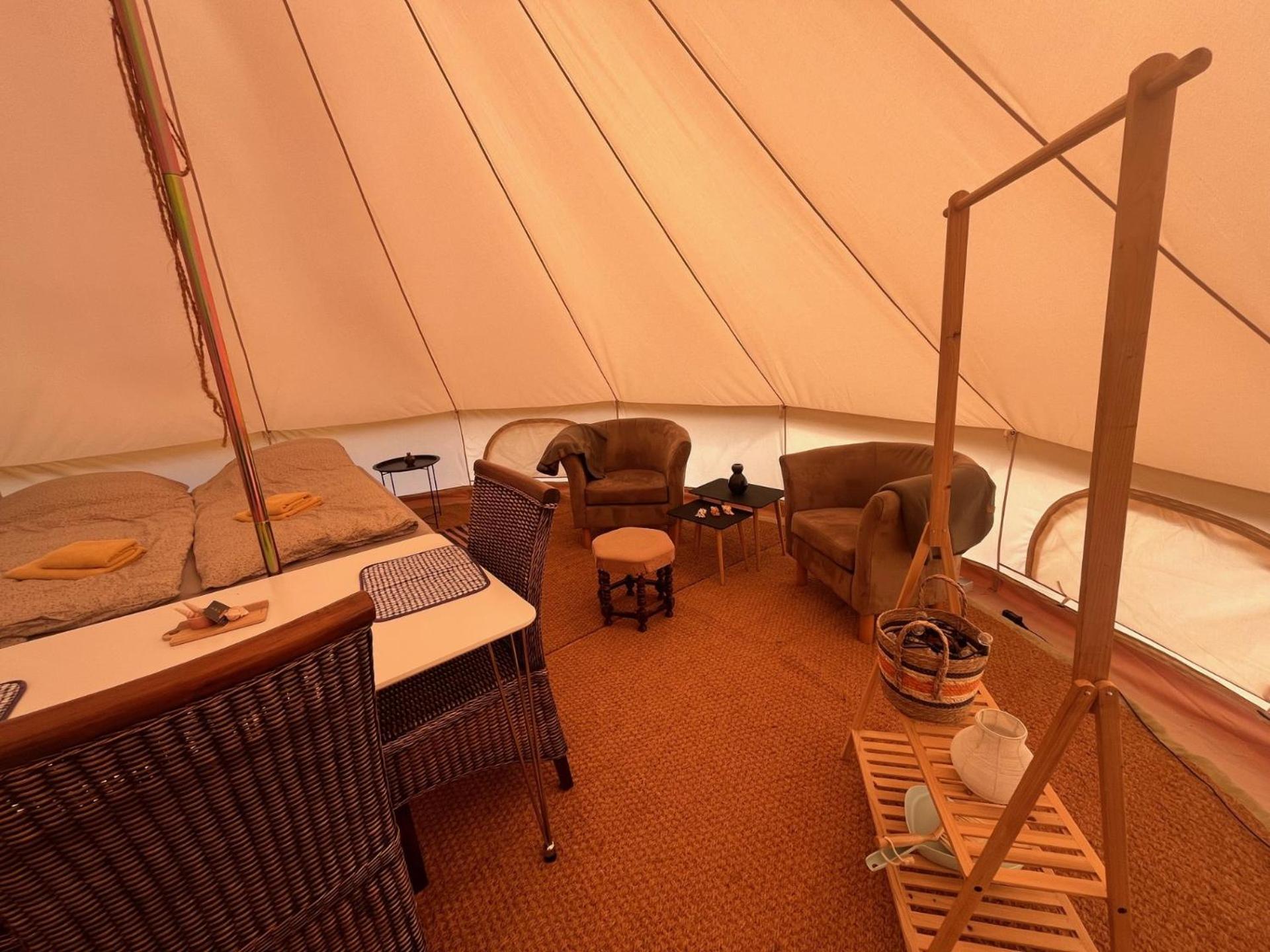 Lango Fjord Glamping Nr 2 Hotel นากสกอฟ ภายนอก รูปภาพ