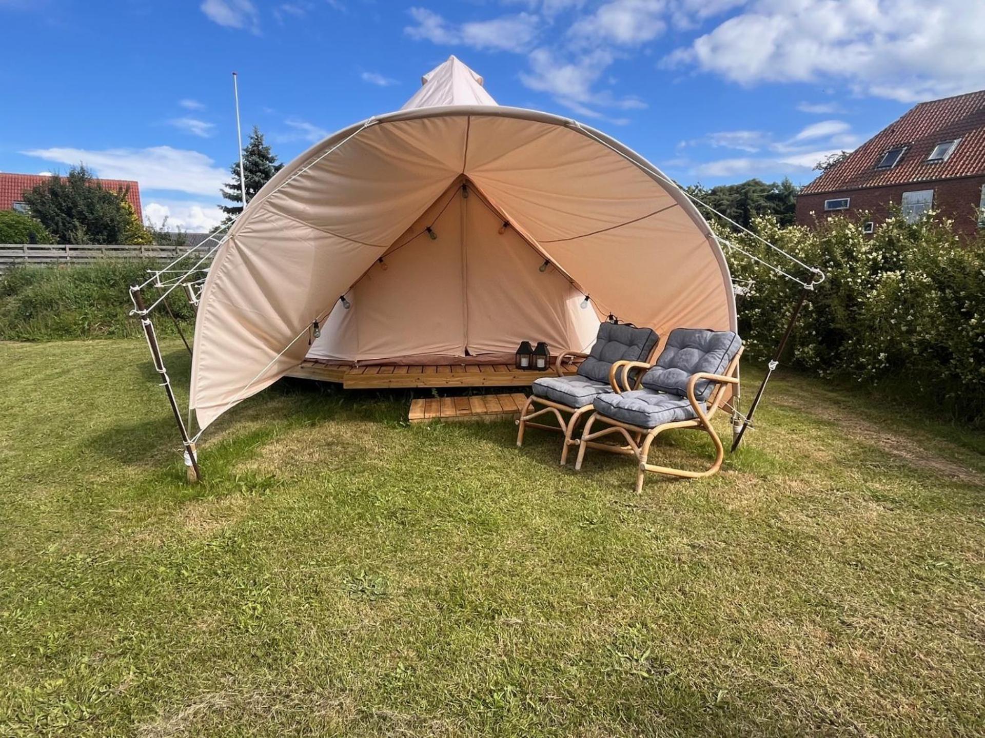 Lango Fjord Glamping Nr 2 Hotel นากสกอฟ ภายนอก รูปภาพ